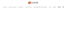 Tablet Screenshot of cancerbelowthebelt.com